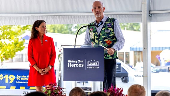 Lowe's launches skilled trades academy for military members and spouses